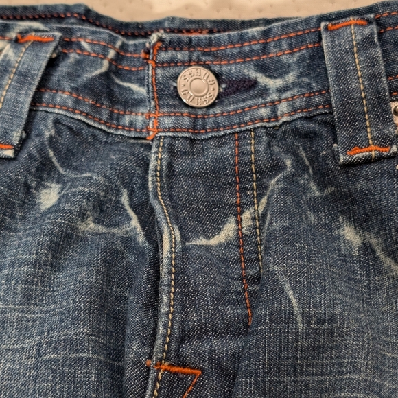 Guess Distressed Jeans Hidden Buttons Women's Size 32 - Picture 13 of 13